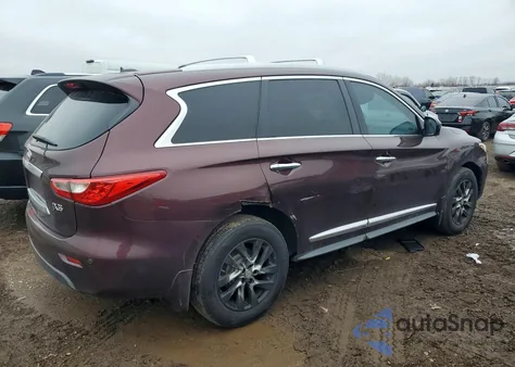 2013 Infiniti Jx35 Base z USA, uszkodzony, nr VIN 5N1AL0MN2DC326660